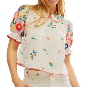 Free People Flowers of Love Top